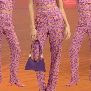 The Wolf Gang Flower Print Boho Festival Pants Size XXS